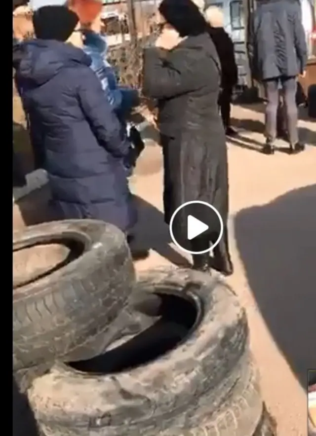 Фото з протесту. ТРК ПЕРШИЙ ЗАХІДНИЙ