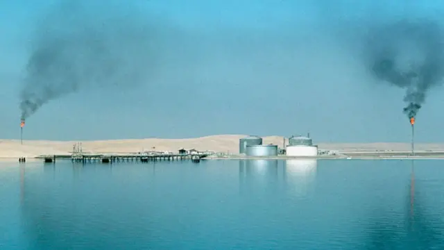 Production de gaz au Qatar