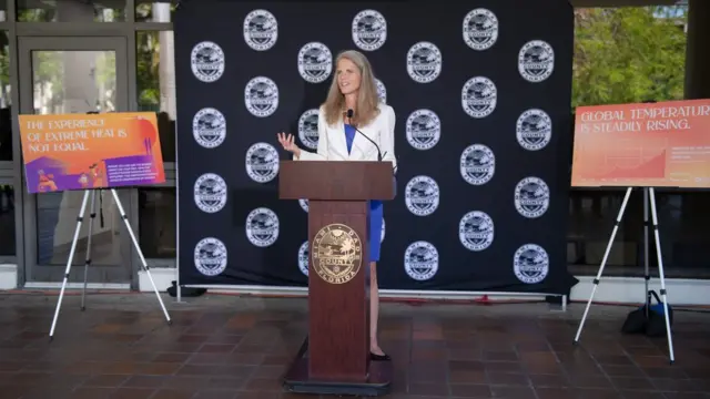 Jane Gilbert, jefa de calor de Miami