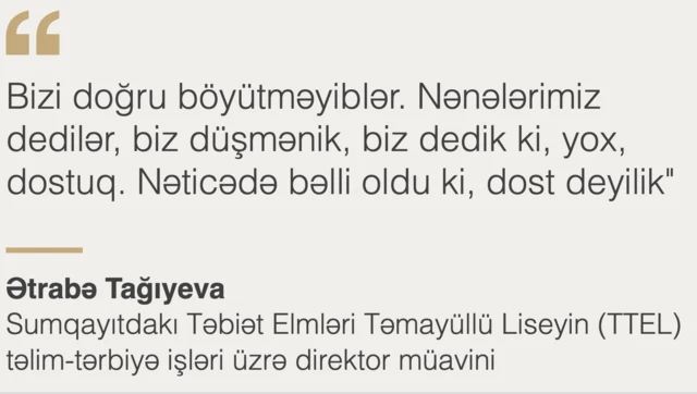 Sumqayıt, nifrət, məktəb