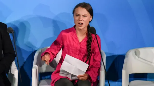 Greta Thunberg.