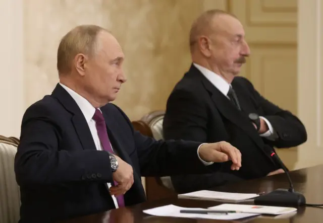 علی‌اف و پوتین