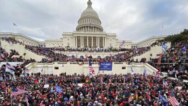 2020 yılındaki tarihi Kongre Baskını olayının fotoğrafı