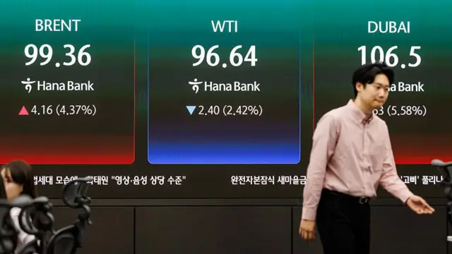 मंगलवार को बेंचमार्क तेल कीमतें 100 डॉलर प्रति बैरल से नीचे आ गईं