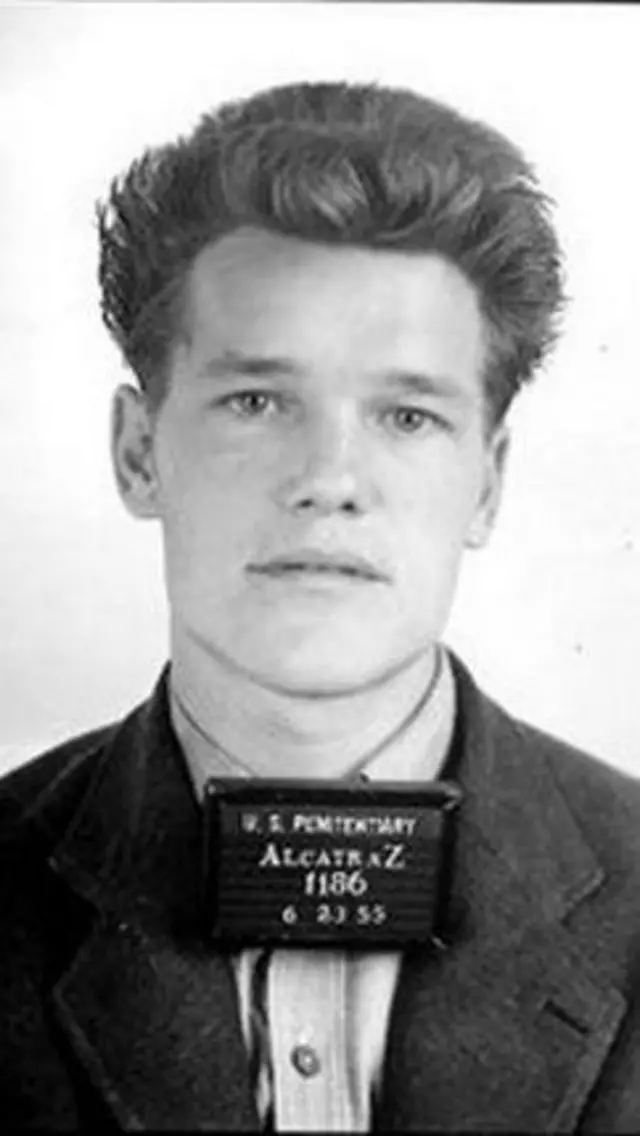 Foto prisional de Charlie Hopkins em Alcatraz