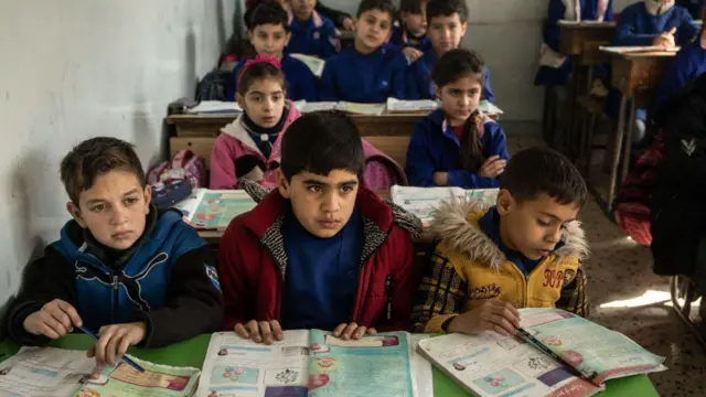Ученики в сирийской школе