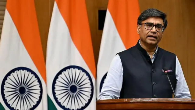 भारताचे परराष्ट्र सचिव विक्रम मिस्री