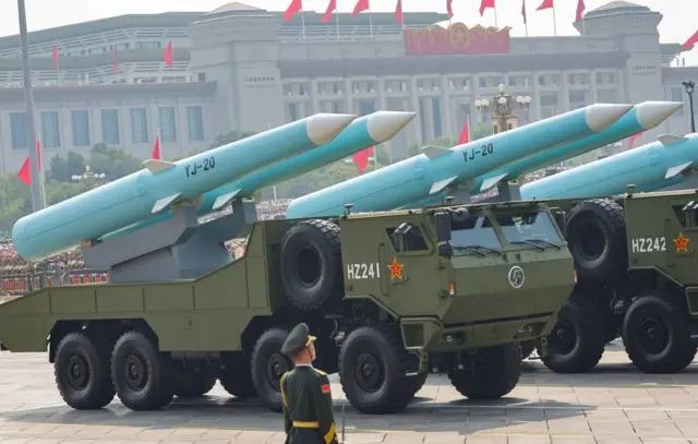 војна парада у кини, ракете на војној паради у кини