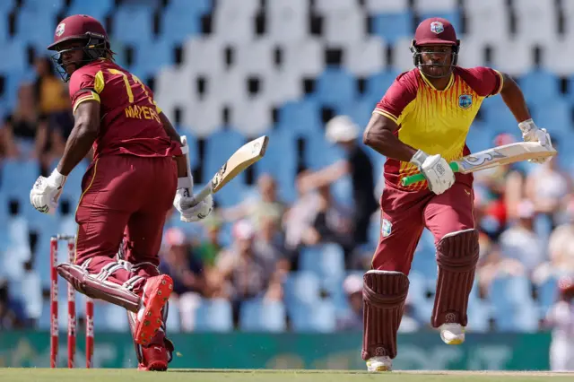 વેસ્ટ ઇન્ડિઝની ભાગીદારી