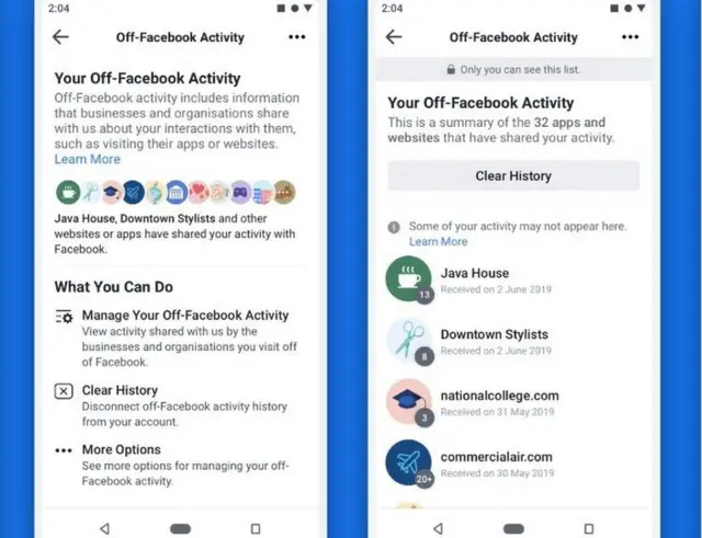 Programu hii itawawezesha watumiaji kutambua ni watu gani wengine au programu zipi zinazotumia data zako katika facebook