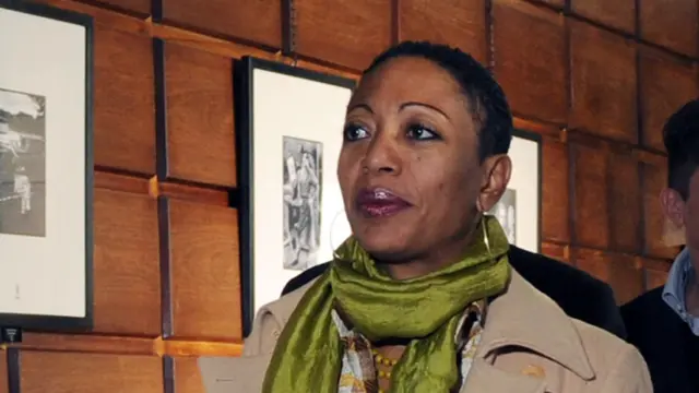 Samia Nkrumah during a visit to Milan