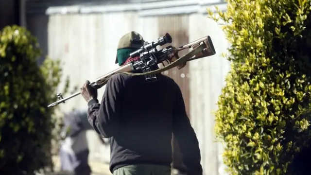 ጦር መሳሪያ የያዘ የፋኖ አባል