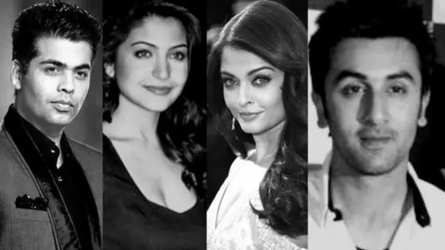 करण जौहर और फ़िल्म के दूसरे कलाकार