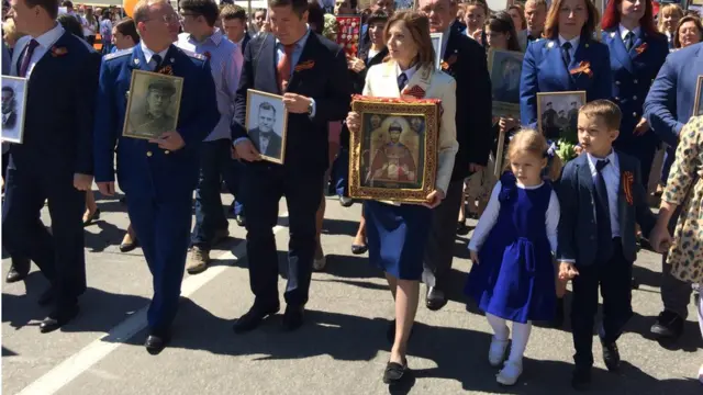 Акция "Бессмертный полк" в Крыму