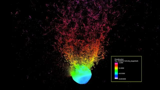Компьютерное моделирование удара по астероиду в программе Spheral