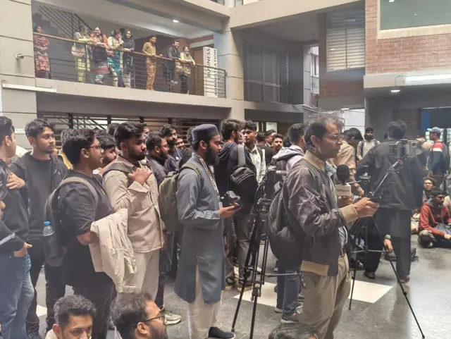 গতকাল ইউনিভার্সিটি অব এশিয়া প্যাসিফিকে (ইউএপি) বিক্ষোভ