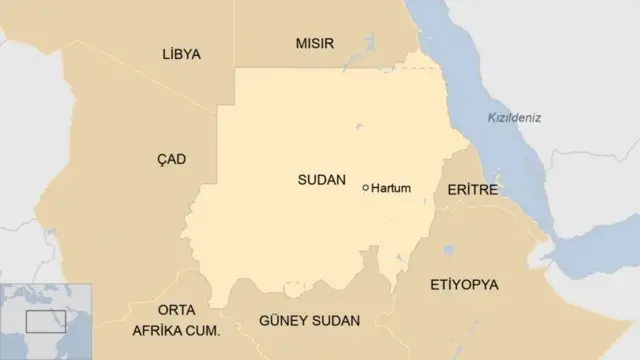 Sudan harita