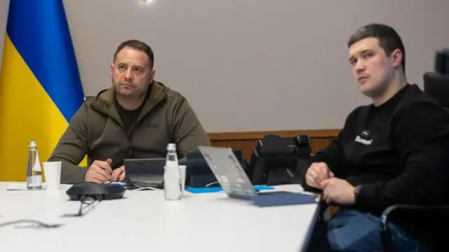 Андрій Єрмак та Михайло Федоров, травень 2022 року