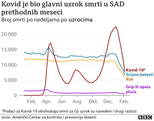 smrtnost, uzroci smrti u SAD