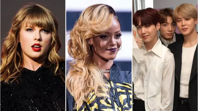 Taylor Swift, Rihanna ve K Pop