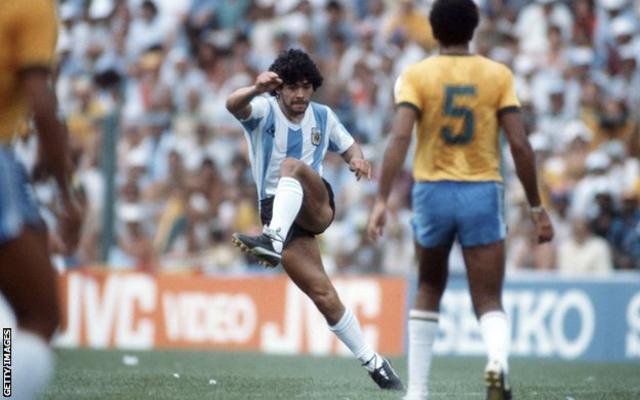 Diego Maradona in 1982