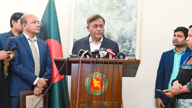 ဘင်္ဂလားဒေ့ရှ် နိုင်ငံခြားရေးဝန်ကြီး ဒေါက်တာဟာဆန်မာမွတ်