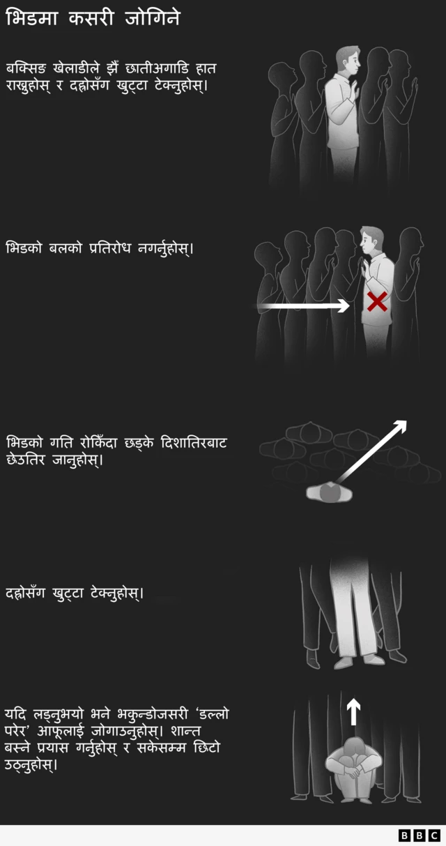 भिडमा सुरक्षाका उपायहरू