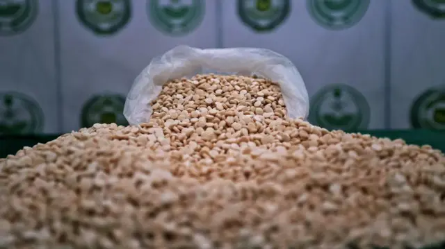 Captagon yang disita dari Arab Saudi