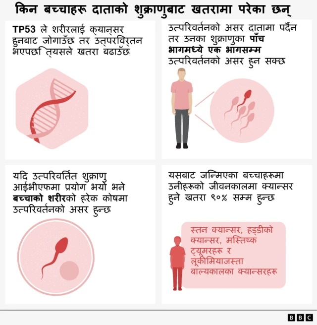 शुक्राणु दाताबाट क्यान्सरको जोखिम