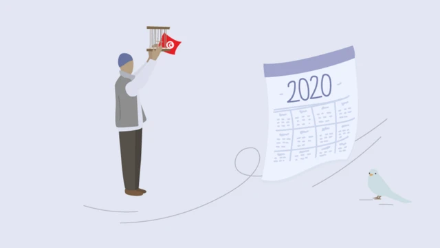 Une image expressive de l'activité politique avant la révolution en Tunisie