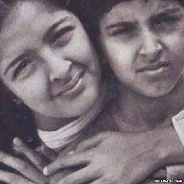 सुनैना रोशन और ऋतिक रोशन