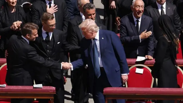 دونالد ترامپ و امانوئل مکرون