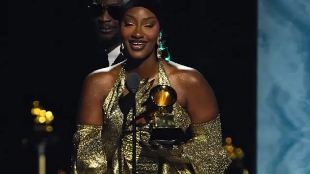 Tems don win her first individual Grammy Award 