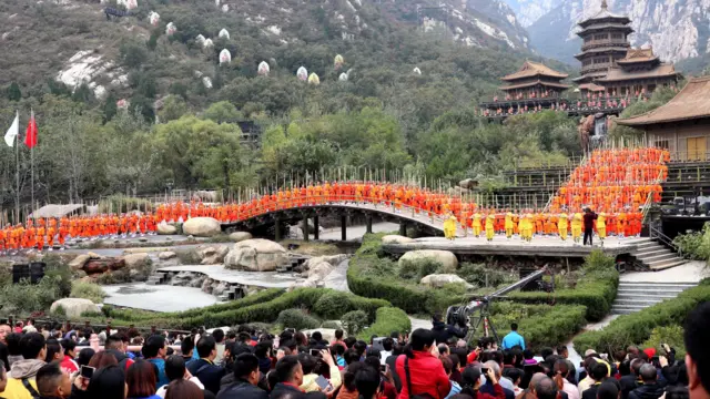 2018年的少林功夫节开幕式