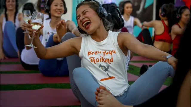 Silent Brew Yoga class in Bangkok