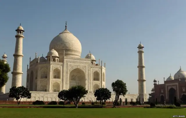 તાજ મહેલનો ફોટોગ્રાફ