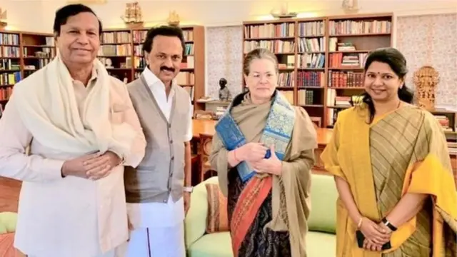 சோனியா காந்தி மற்றும் மு.க.ஸ்டாலின்