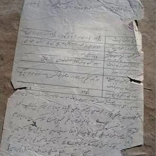 د قاضي فضل قادر په هکله جوړه شوې دوسیه