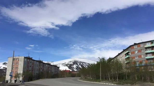 Вид города Апатиты