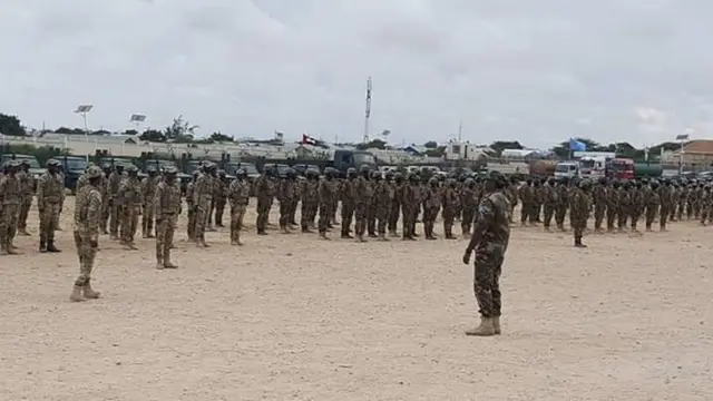 Ciidamadan lagu wareejiyay dowladda Soomaaliya