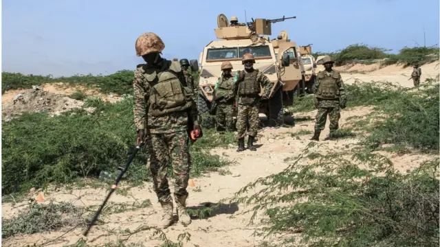 Les forces de l'Union Africaine