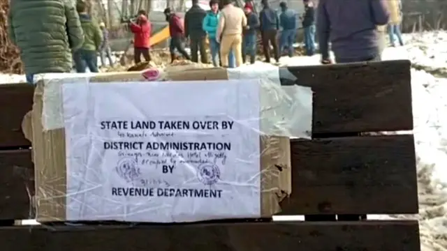 जम्मू कश्मीर अतिक्रमण बुलडोजर