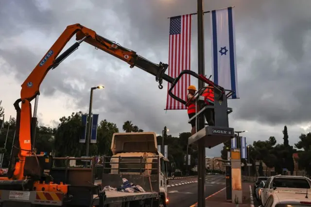 خلال الاستعدادات لزيارة بايدن في القدس