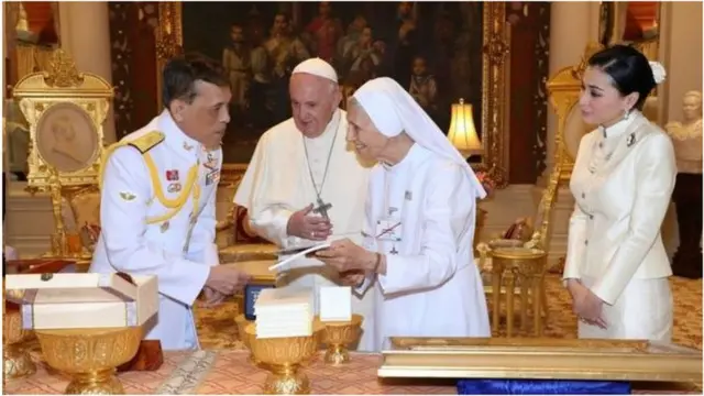 สมเด็จพระสันตะปาปาฟรานซิส ประมุขแห่งนครรัฐวาติกันเข้าเฝ้าฯ รัชกาลที่ 10