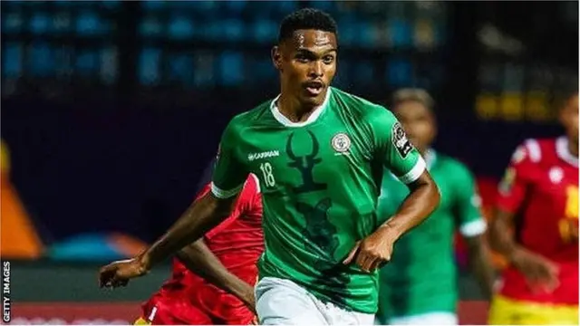 Rayan Raveleson, l'auteur du buteur des Bareas de Madagascar contre l'Ethiopie.