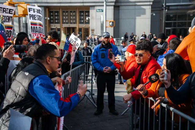 Entrada del tribunal en Nueva York