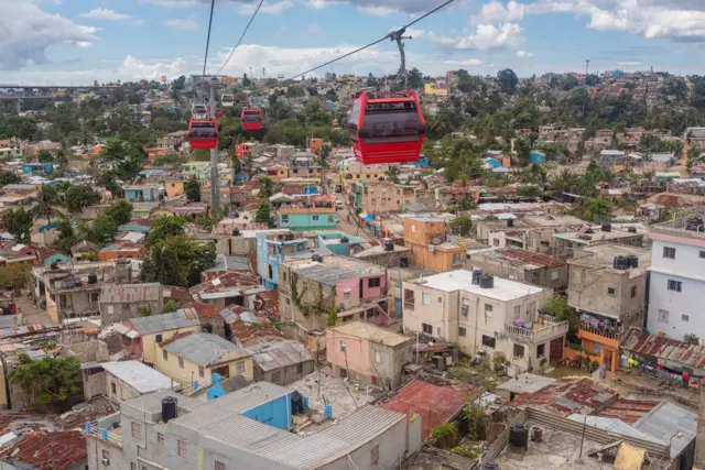 Barrio pobre en Santo Domingo