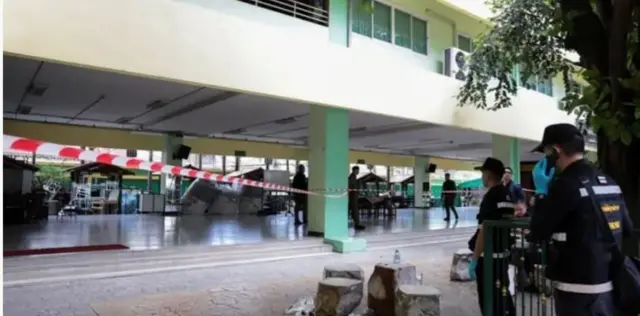 A cordon remain for di school