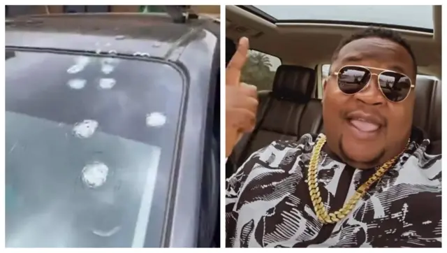 Aworan Chief Priest ati ọkọ rẹ ti wọn yinbọn lu