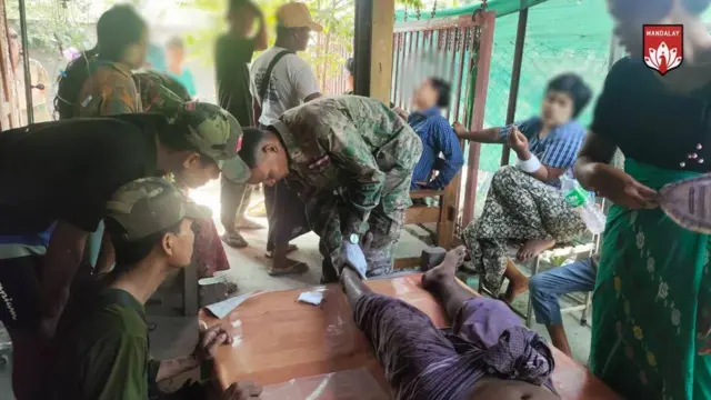 ရဟန်းသံဃာတွေနဲ့ကလေးတွေပါဝင်